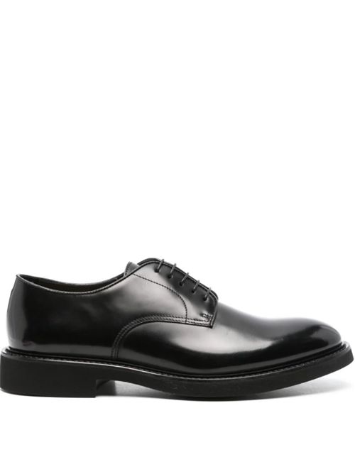 DERBY PELLE LISCIA DOUCALS | DU1003VEROUF007NN00HORSE NERO/F.DO NERO